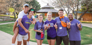 group of students at the Abilene Zoo for STAMPEDE